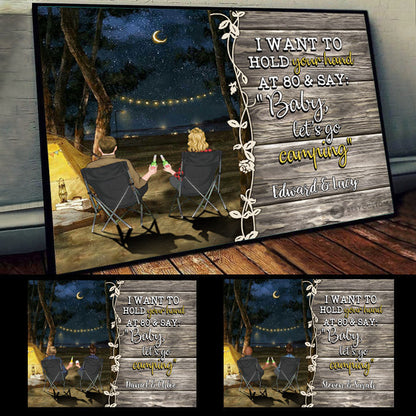 I Want To Hold Your Hand, Camping - Personalized Canvas - Gift For Couple BANNERGG_9148be60-2b4a-4228-a23e-05790ea3effa.jpg