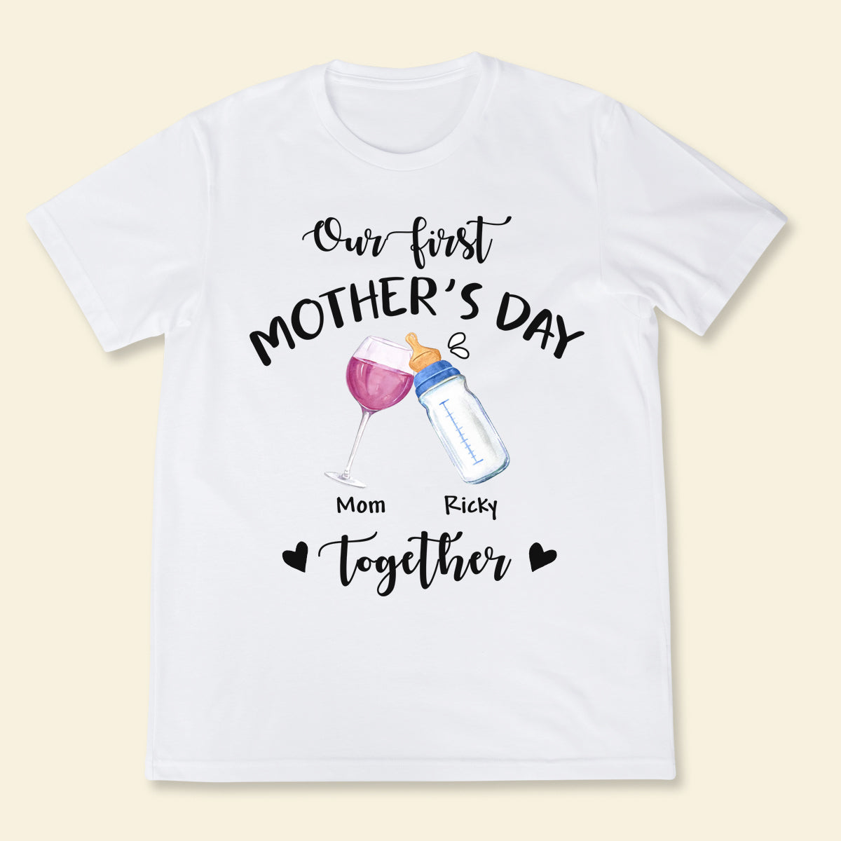 Our First Mother's Day Together - Personalized Apparel - Gift For New Mom, First Time Mom, Mother's Day BANNER_1_6330bdd1-ff05-4f1d-8726-a1817bfd80b2.jpg