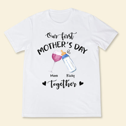 Our First Mother's Day Together - Personalized Apparel - Gift For New Mom, First Time Mom, Mother's Day BANNER_1_6330bdd1-ff05-4f1d-8726-a1817bfd80b2.jpg