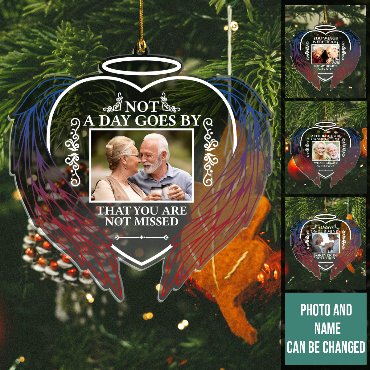 Not A Day Goes By That You Are Not Missed - Personalized Ornament - Christmas Gift For Family, Memorial Gift BANNER_1_c3bc2e59-4d32-4d04-aeec-80c5c25b08d6.jpg