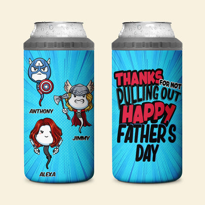 Multiverse Thanks For Not Pulling Out - Personalized Can Cooler Tumbler - Father's Day, Funny, Birthday Gift For Dad, Husband BANNER_1_c64601b6-b8c4-484c-8323-b02cfa1c6247.jpg