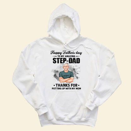 Happy Father's Day To My Amazing Step Dad - Personalized Apparel - Gift For Father, Bonus Dad, Step Dad, Father's Day BANNER_1_e793ec02-0fa4-4dee-a2d1-d1bede92cd9a.jpg