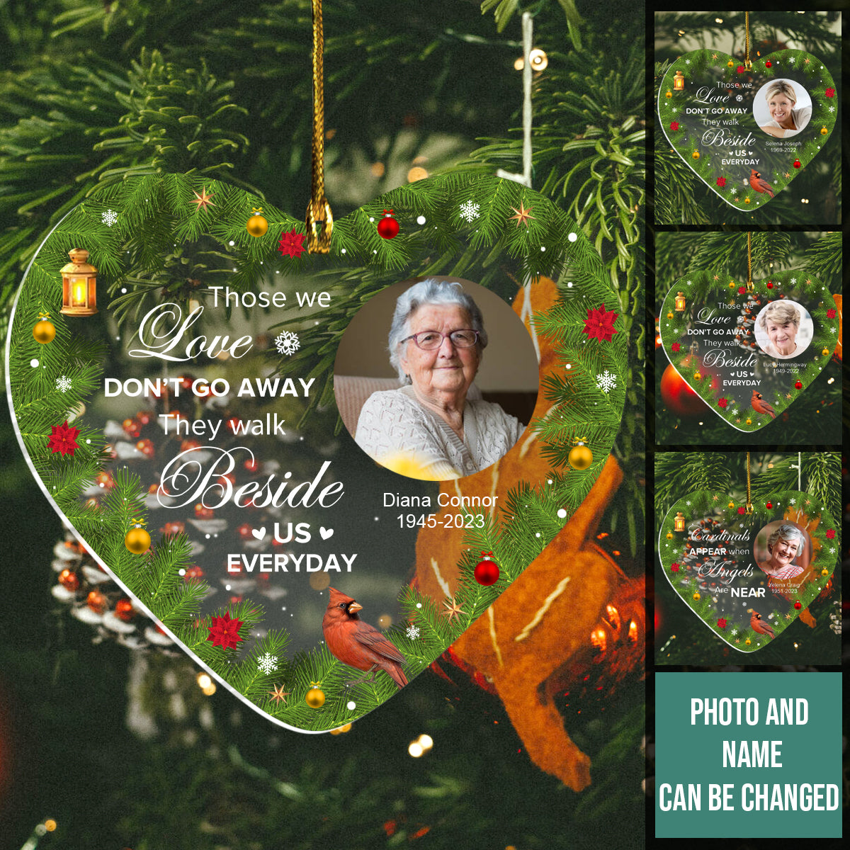 I Know Heaven Is A Beautiful Place Custom Photo - Personalized Ornament - Memorial Gift For Family, Christmas Gift BANNER_2_00e1817e-655f-4e3e-9cac-c29a2e568ee2.jpg