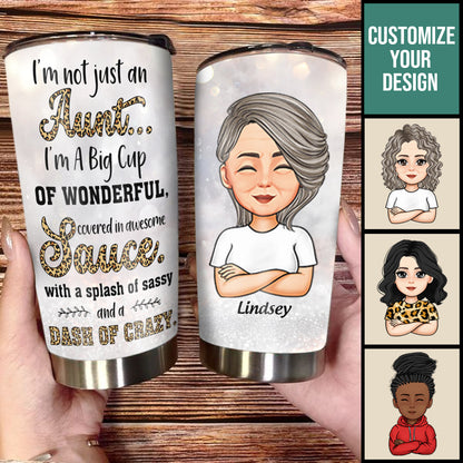 I'm Not Just An Aunt - Personalized Tumbler - Gift For Aunts, Birthday Gift BANNER_2_e7121333-32af-4c8f-a3e3-f87a46313884.jpg