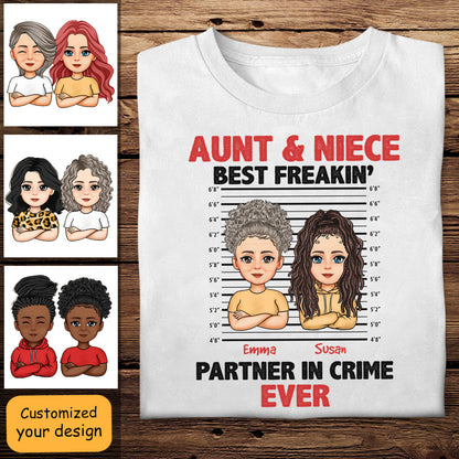 Auntie & Niece Best Partner In Crime - Personalized Apparel - Loving, Birthday, Gift For Aunt, Auntie, Niece BANNER_3_467ff5a3-8f56-4073-88ab-0cfe4ff0ca19.jpg