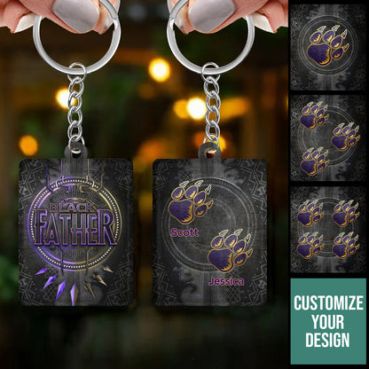 Panther Black Father - Personalized Acrylic Keychain - Gift For Father BANNER_3_cb8caad6-9635-4915-b769-4af38f53f3cc.jpg