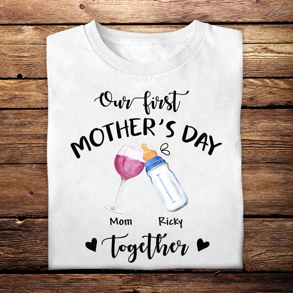 Our First Mother's Day Together - Personalized Apparel - Gift For New Mom, First Time Mom, Mother's Day BANNER_4_5551a904-967b-4aa4-b5e5-0d2e3bae2e85.jpg