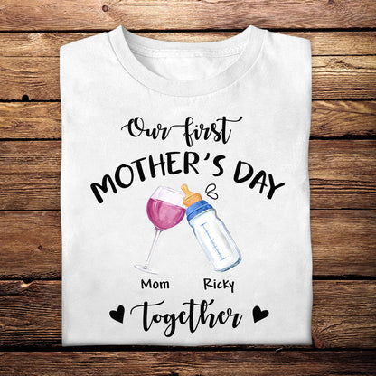 Our First Mother's Day Together - Personalized Apparel - Gift For New Mom, First Time Mom, Mother's Day BANNER_4_5551a904-967b-4aa4-b5e5-0d2e3bae2e85.jpg