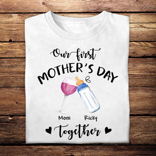 Our First Mother's Day Together - Personalized Apparel - Gift For New Mom, First Time Mom, Mother's Day BANNER_4_5551a904-967b-4aa4-b5e5-0d2e3bae2e85.jpg