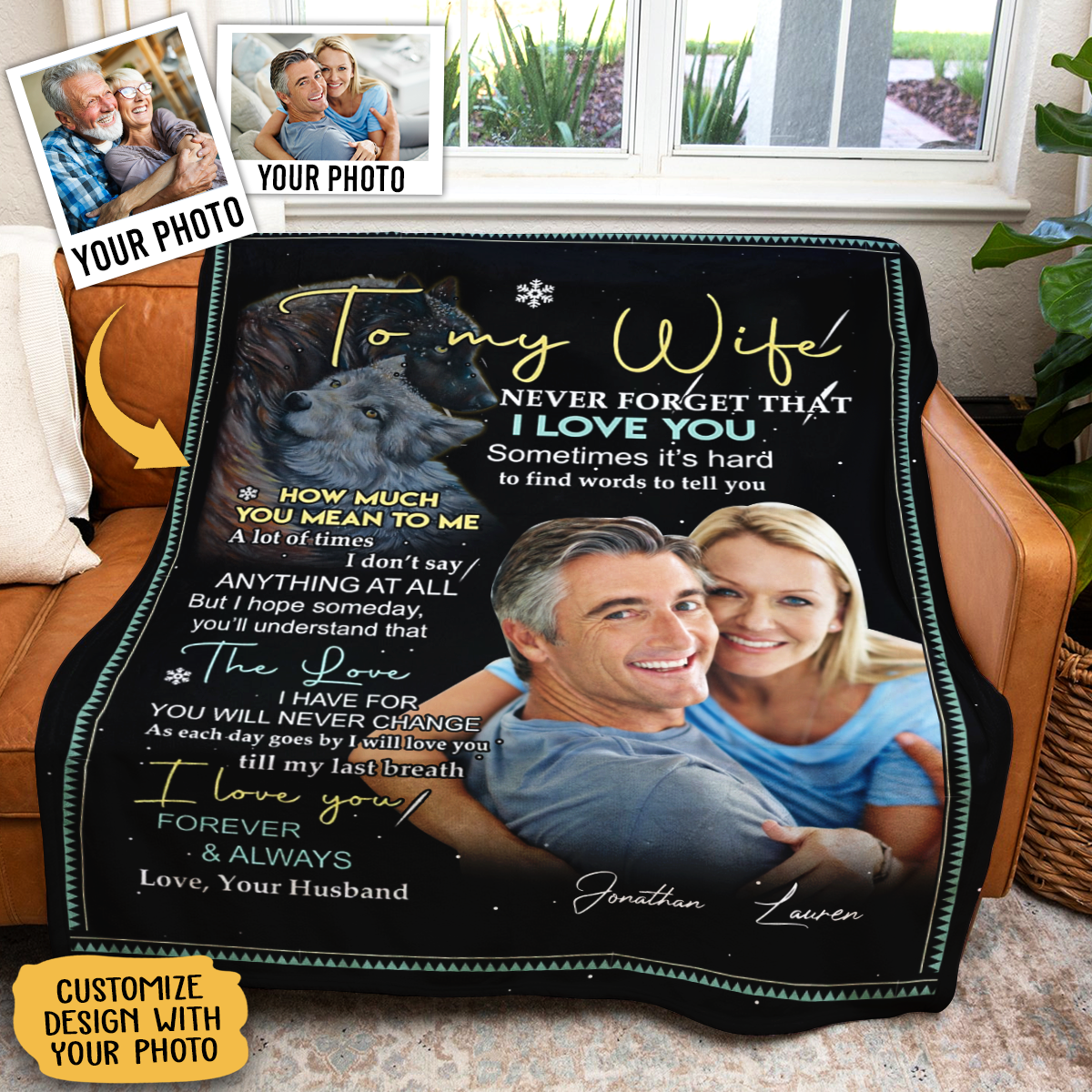 Customize Blanket With Pictures - To My Wife How Much You Mean To Me - Husband To Wife, Mother's Day Gift For Wife BLK-FB-D_60917da9-2d9b-41b0-a9ef-8dcd897b9040.png