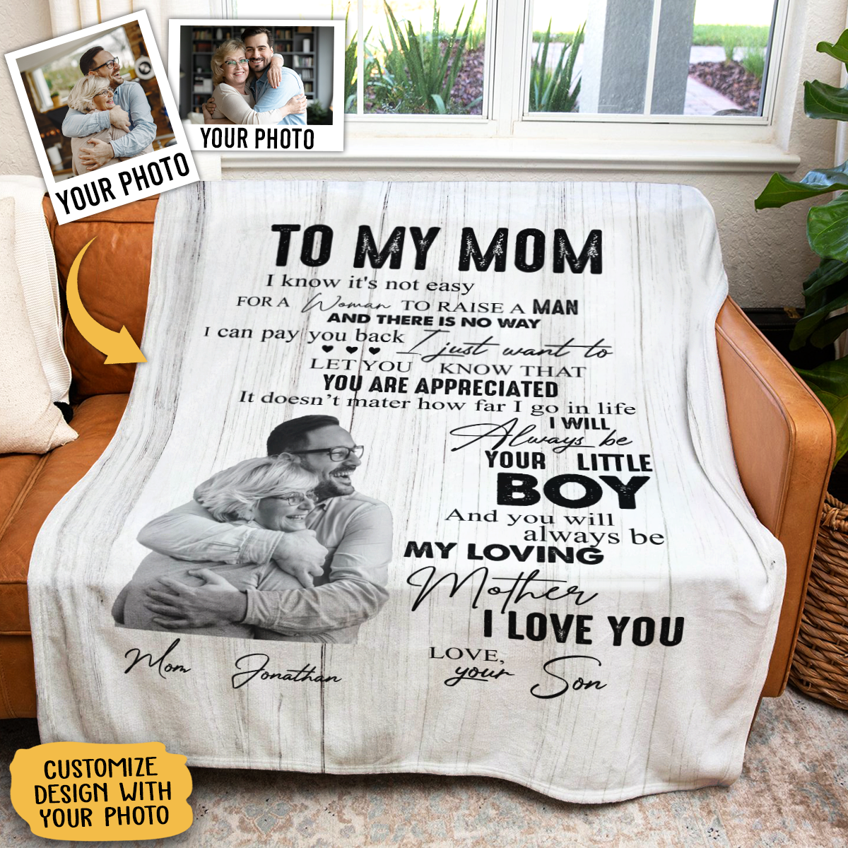 Custom Blanket With Pictures - To My Mom I Will Always Be Your Little Boy - Son To Mom Gift, Mother's Day Gift For Mom BLK-FB-D_a45ea3e1-17f7-4faa-98b7-c5dfee512a1e.png