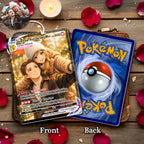 Custom Hologram Poke Card For Couple