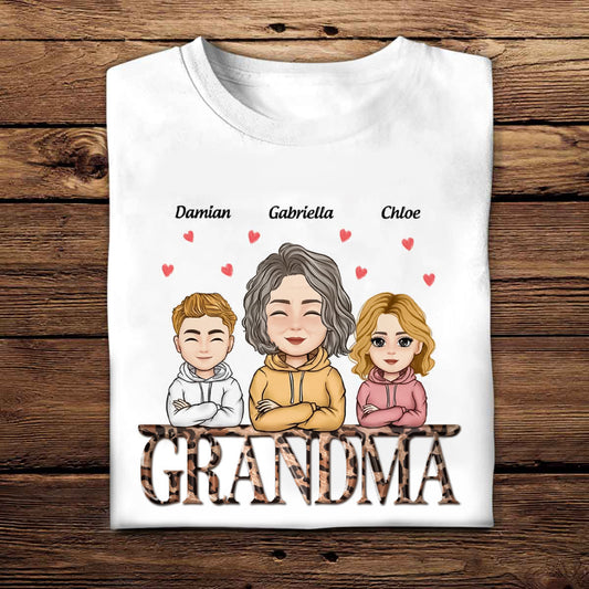 Leopard Grandma With Grandkids - Personalized Shirt - Mother's Day, Loving, Birthday Gift For Mother, Mom, Grandma Banner-2_9b49836b-4ecf-4497-ae83-7ffb90a29a38.jpg