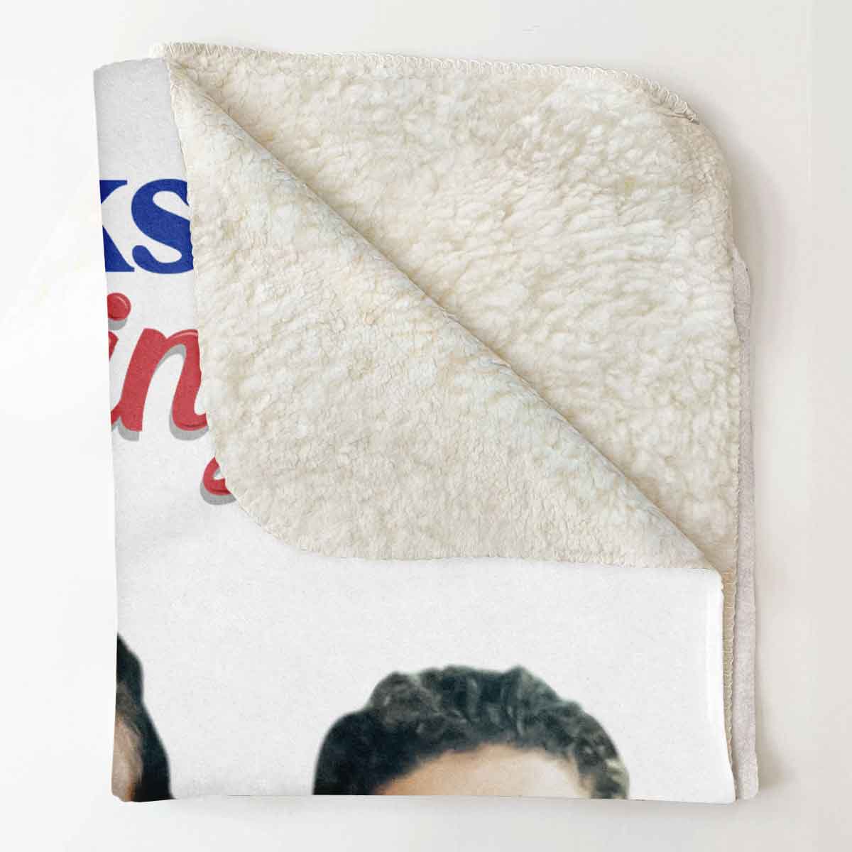 Thanks For Not Swallowing Us Custom Photo - Personalized Blanket - Funny Gift For Mom, Mother's Day Banner-5.jpg