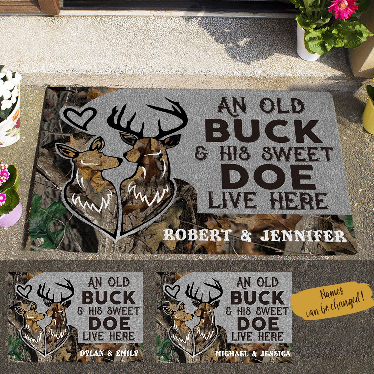 Deer Couple Hunting Personalized Doormat Gift For Couple Banner-doormat-1_f603a229-29fe-4939-8fc7-4fc49ad6f31d.jpg
