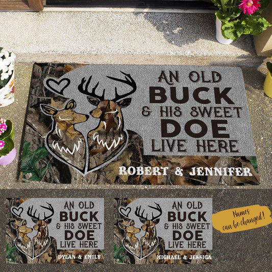 Deer Couple Hunting Personalized Doormat Gift For Couple Banner-doormat-1_f603a229-29fe-4939-8fc7-4fc49ad6f31d.jpg