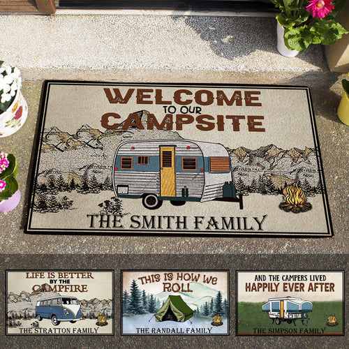 Crew Doormat Welcome To Our Campsite - Personalized Doormat - Camping Banner-doormat_e5f3216d-1194-4c55-8f39-39e46d788ef6.jpg