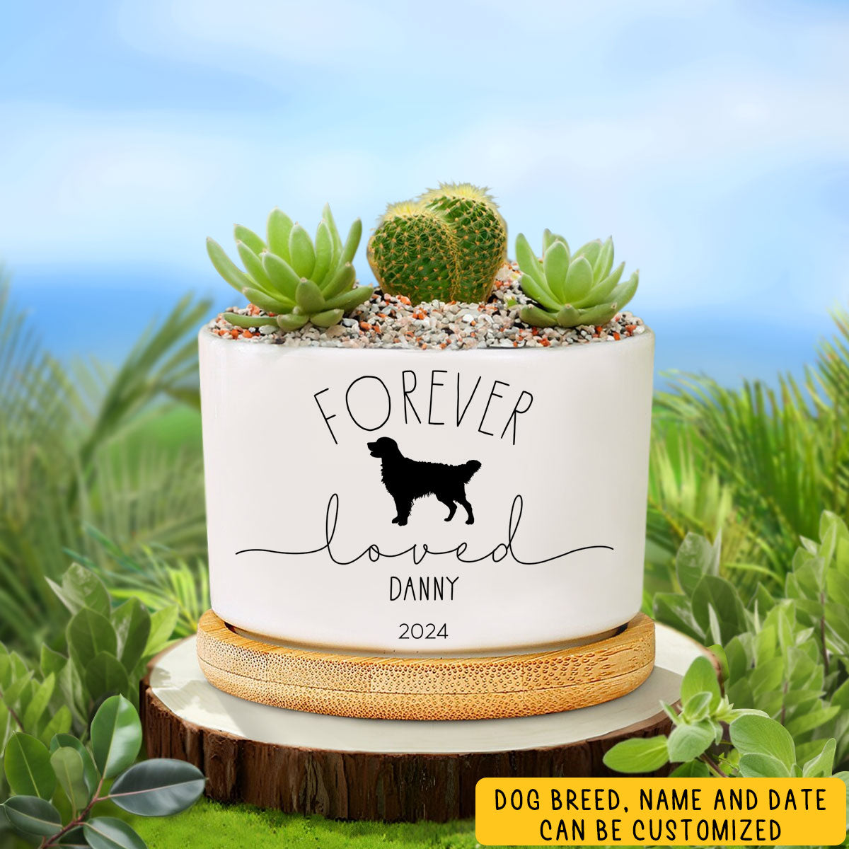 Custom Dog Breed Memorial Planter, Dog Memorial Plant Pot, Loss of Pet Gift, Personalized Gift Plant Pot, Loss of Dog,Pet Memorial Keepsake Banner-fb--Dog-Breed-Memorial-Planter.jpg