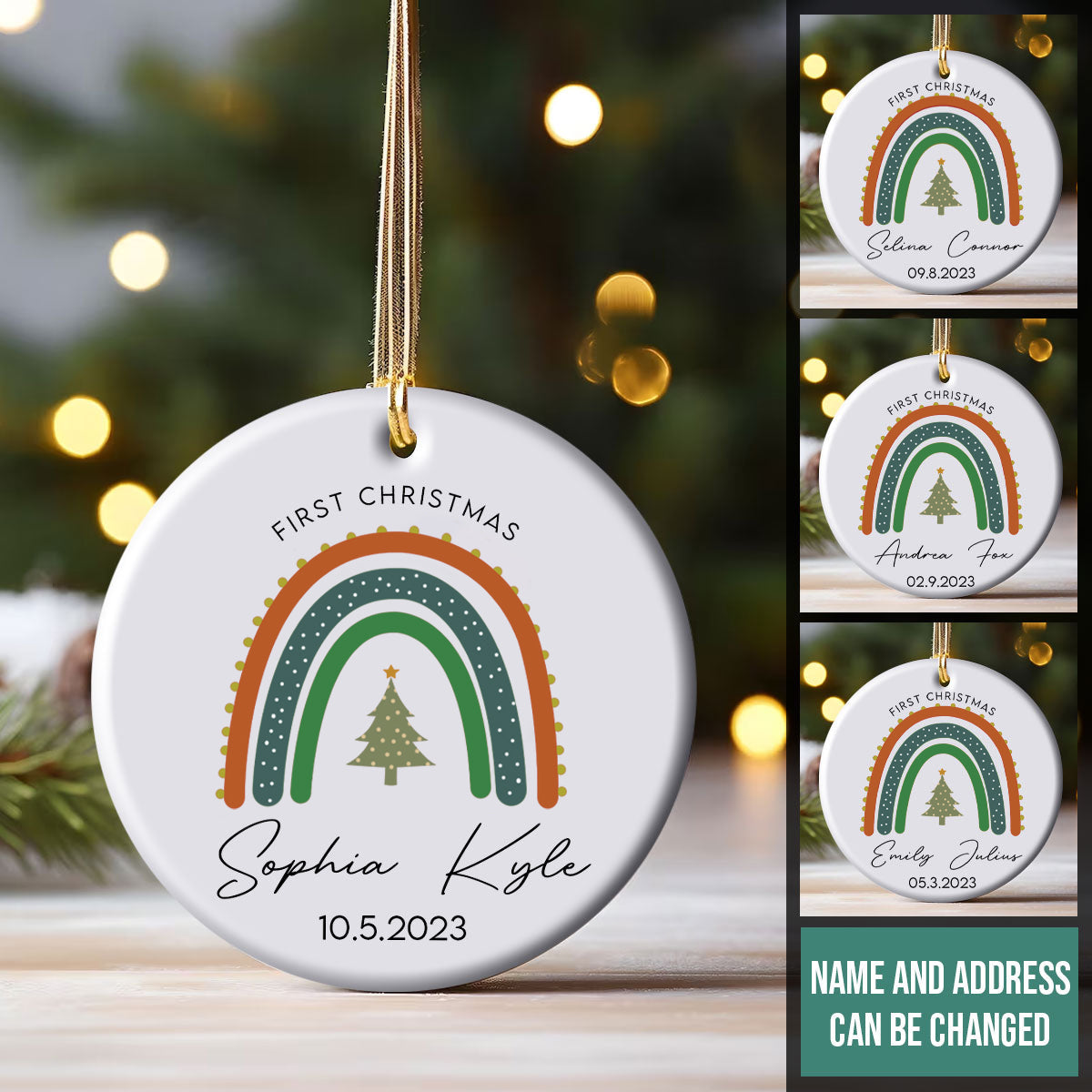 Baby's Christmas Rainbow - Personalized Ornament - Christmas Gift Banner-fb-First-Christmas-71.jpg