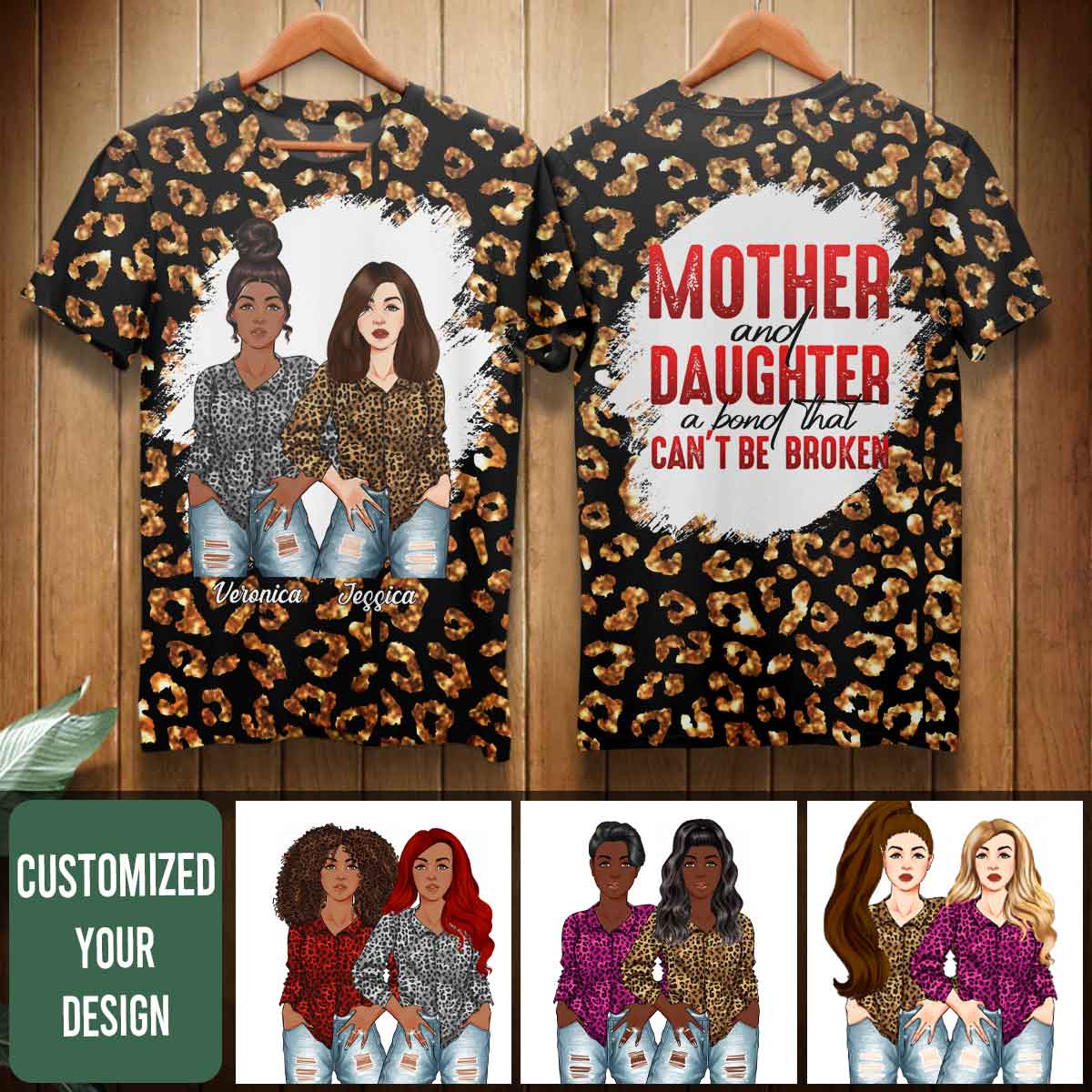 Mother And Daughter A Bond That Can't Be Broken - Personalized 3D All Over Print Shirt - Gift For Mom, Mother, Mother's Day Banner-fbMotherAndDaughterABondThatCan_tBeBroken-PersonalizedAllOverPrintedAppa.jpg
