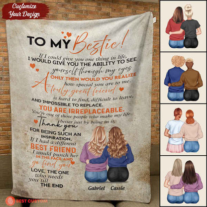 To My Bestie - Personalized Blanket - Gift For Besties, Friends, Sister Blanket - Gift For Bestie Banner-fbToMyBestie-PersonalizedBlanket-GiftForBesties_Friends_Sister.jpg