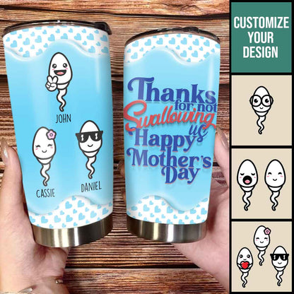 Thanks For Not Swallowing Us - Personalized Tumbler - Mother's Day, Funny, Birthday Gift For Mom, Mother, Wife Tumbler - Gift For Mom Banner-fb_3ab56634-9b1f-428a-822d-b32b40708c9a.jpg