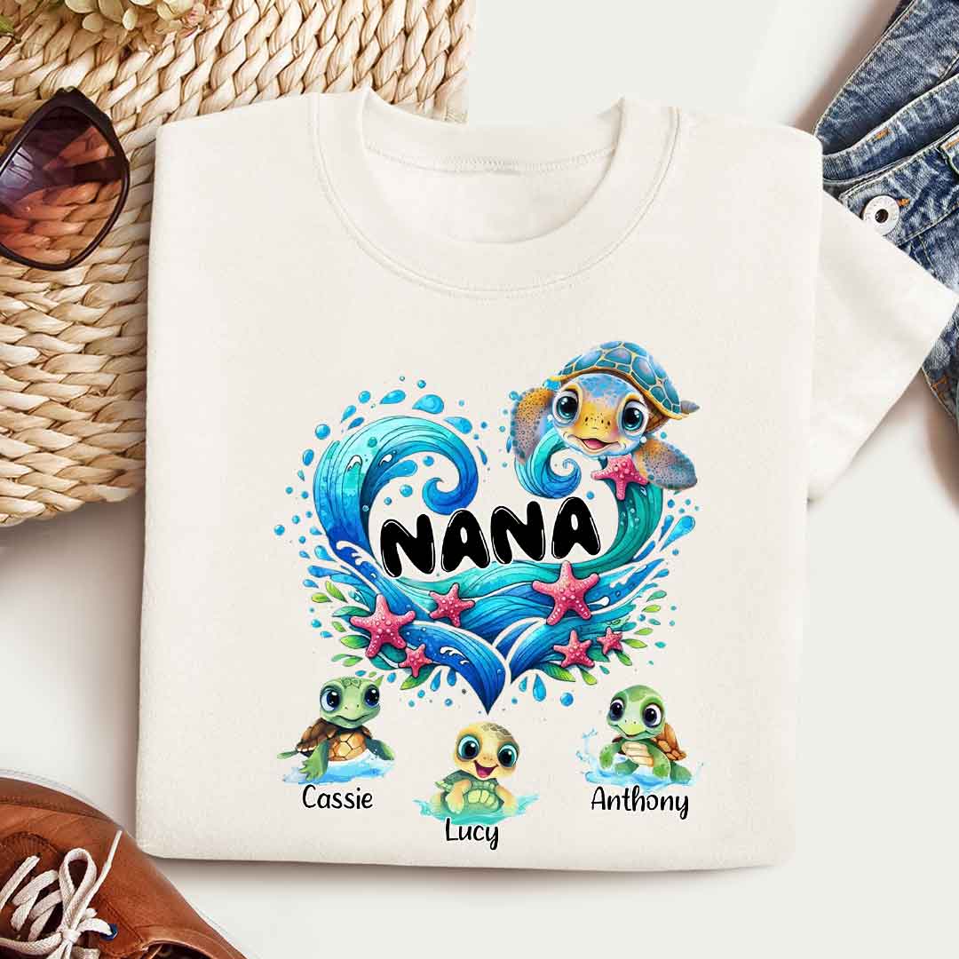 Sea Turtle Grandma With Cute Grandkids Custom Photo - Personalized Shirt - Gift For Grandma, Mother's Day, Birthday Gift Banner-gg_0567ceb8-9d7c-4e50-a3d5-b9f8dae275ff.jpg