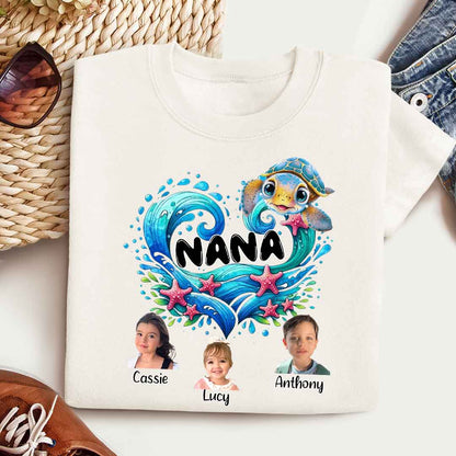 Sea Turtle Grandma With Cute Grandkids Custom Photo - Personalized Shirt - Gift For Grandma, Mother's Day, Birthday Gift Banner-gg_46f422e5-d37f-492b-a2b1-d1a3f9eb3fee.jpg