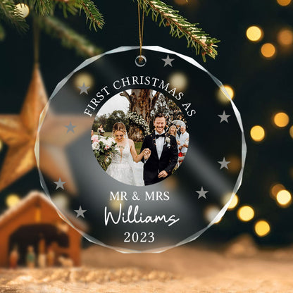 First Christmas As Mr And Mrs Upload Photo - Personalized Crystal Ornament - Christmas Gift For Couple Banner-gg_66426846-45ce-4059-8bc2-c7517bdded9e.jpg