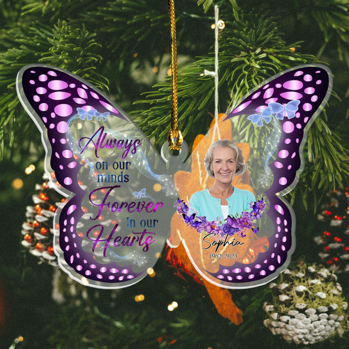 Always Loved Never Forgotten Forever Missed - Personalized Ornament - Memorial Gift For Family, Christmas Banner-gg_915f2bbe-5f29-4225-b0d9-4833601e2244.jpg