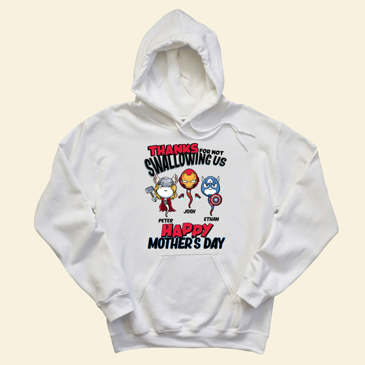 Multiverse Thanks For Not Swallowing Us - Personalized Shirt - Mother's Day, Funny, Birthday Gift For Mom, Mother, Wife Banner1_1f805399-e929-4466-95ce-d087288cef0c.jpg