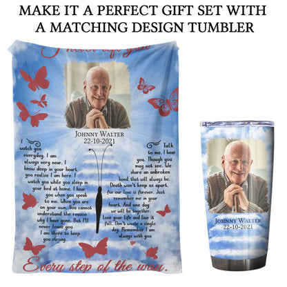 I Never Left You Custom Photo Blanket Memorial Banner1_3.jpg
