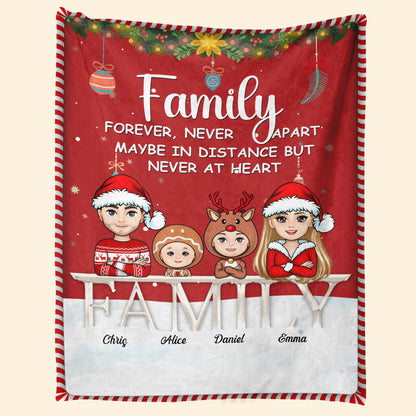 Family Never Apart Christmas - Personalized Blanket - Christmas Gift For Family Banner1_6dced647-097a-4e0d-a9c8-141375358b88.jpg