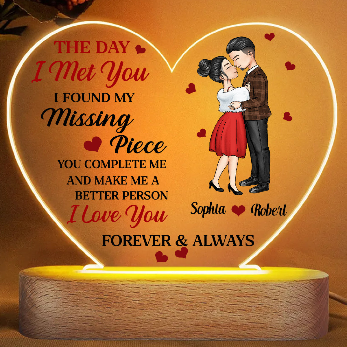 You Are My Missing Piece - Anniversary, Gift For Spouse, Lover, Husband, Wife, Boyfriend, Girlfriend 3D Led Light Wooden Base - Gift For Couple Banner1_82434bcf-06fd-4a7f-a148-2e62722911e1.jpg