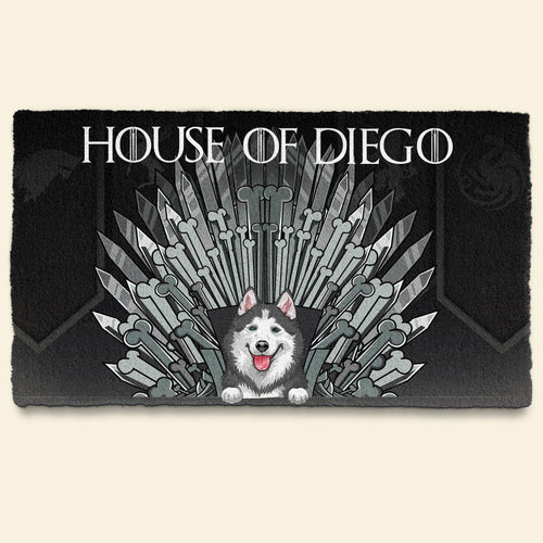 Dog Throne - Personalized Doormat - Funny, Birthday Gift For Dog Lovers Banner1_b3570c53-5472-460b-bd07-13edcb4a53cb.jpg