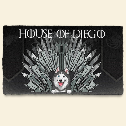 Dog Throne - Personalized Doormat - Funny, Birthday Gift For Dog Lovers Banner1_b3570c53-5472-460b-bd07-13edcb4a53cb.jpg