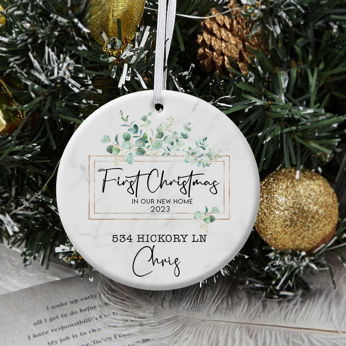 First Christmas In Our New Home - Personalized Ornament - Christmas Gift Banner2_3999d9f6-60be-46e5-9995-c850660f34f7.jpg