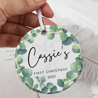 Baby's First Christmas Botanical Frame - Personalized Ornament - Christmas Gift Banner2_97756344-d169-4bd7-8898-aaf2d9182041.jpg
