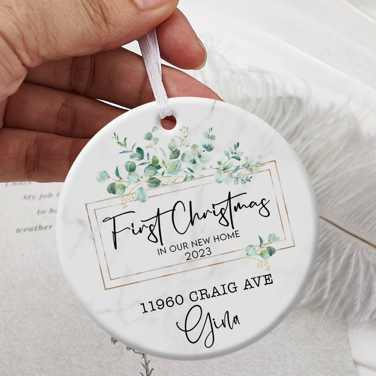 First Christmas In Our New Home - Personalized Ornament - Christmas Gift Banner3_2f92fc57-cdb7-4bae-b0fa-381e84589e5d.jpg