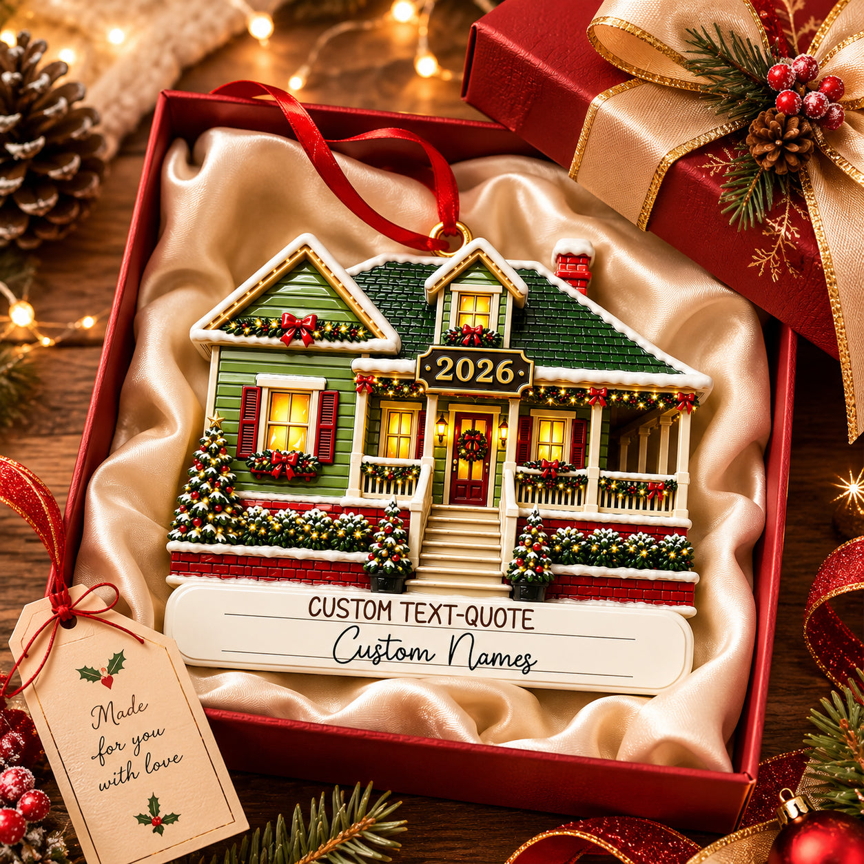 Where New Memories Begin - Real 3D Raised Ornament