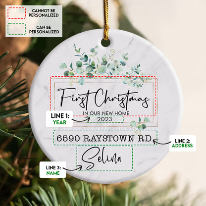 First Christmas In Our New Home - Personalized Ornament - Christmas Gift Banner4_4abd0737-1d7d-4564-8bce-3d3401edd6da.jpg