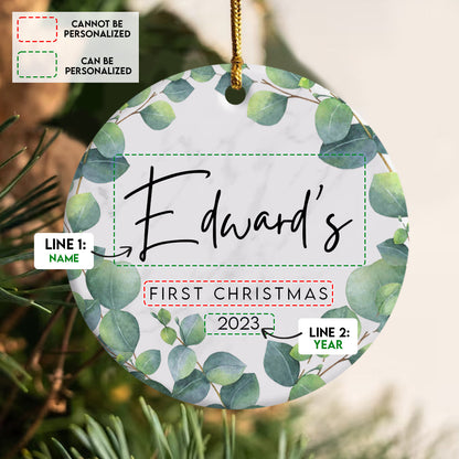 Baby's First Christmas Botanical Frame - Personalized Ornament - Christmas Gift Banner4_760e89e1-5493-4d6f-90d3-0202ea2a7101.jpg