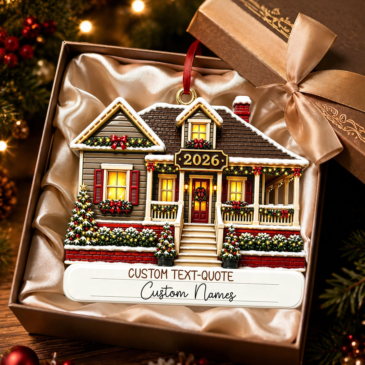 Where New Memories Begin - Real 3D Raised Ornament