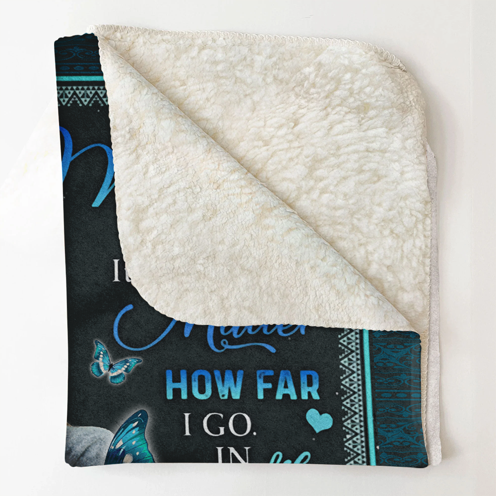Personalized Blankets With Pictures - To My Mom It Doesn't Matter How Far I Go - Son To Mom, Daughter To Mom, Mother's Day Gift For Mom BannerBlanketStore4567_443cc2c8-d8b3-4fd0-9522-c72bbb418234.png