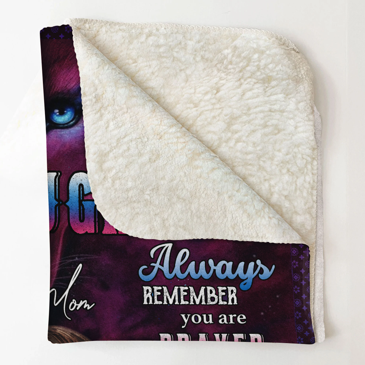 Personalized Throw Blankets With Picture - To My Daughter Remember Whose Daughter You Are - Mom To Daughter, Personalized Gift For Daughter BannerBlanketStore4567_83f8b38c-7de3-45e8-929a-0b8b828343a6.png