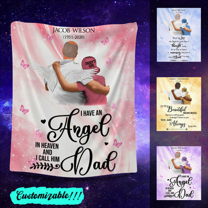 I Have An Angel In Heaven And I Call Him Dad - Personalized Blanket - Memorial Gift For Dad BannerFB_221e12af-f783-47b0-aa63-caa4c1fe26ab.jpg