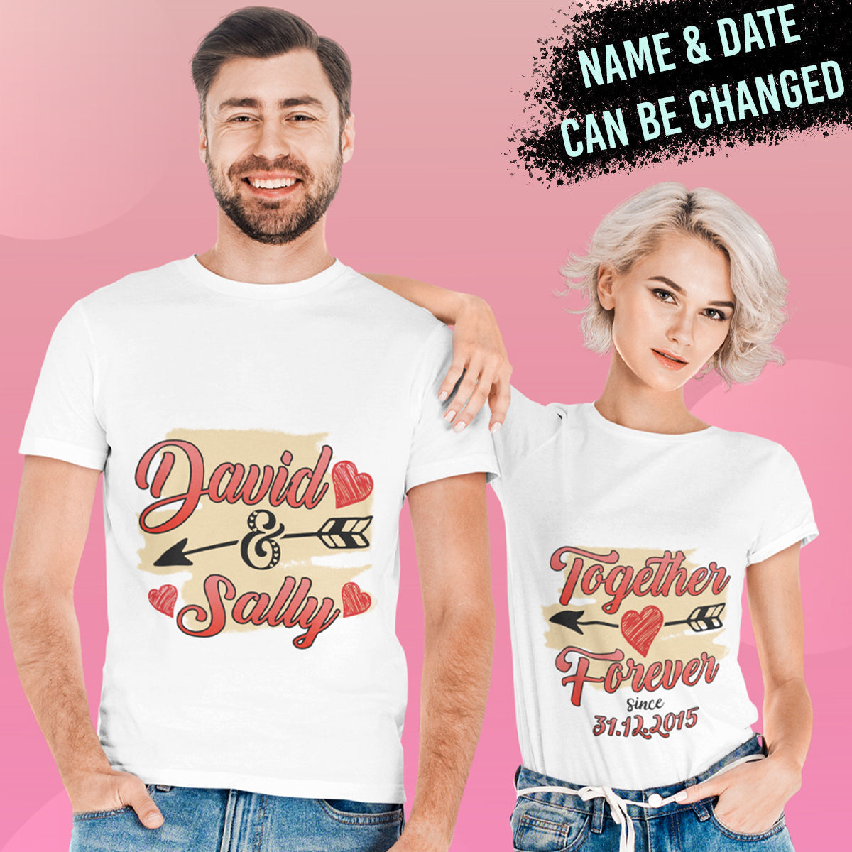 You & Me, Together Forever - Personalized Couple Matching Apparel, Gift For Couple BannerFB_cc850424-ea65-403c-a9d4-67ed9093043f.jpg