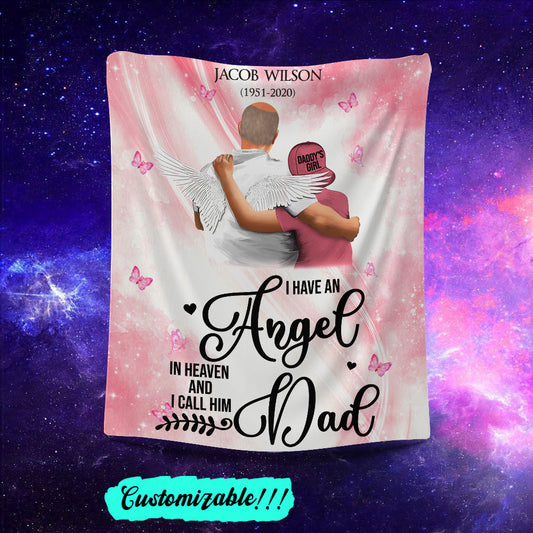 I Have An Angel In Heaven And I Call Him Dad - Personalized Blanket - Memorial Gift For Dad BannerGG_6e796e4b-0d4f-475d-be55-9157f1280ab0.jpg