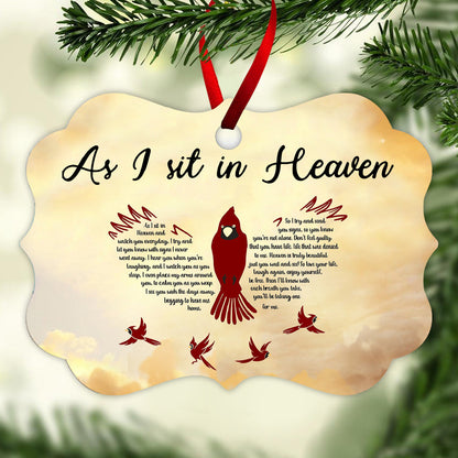 As I Sit In Heaven Custom Photo - Personalized Ornament - Memorial BannerM_tSau.jpg