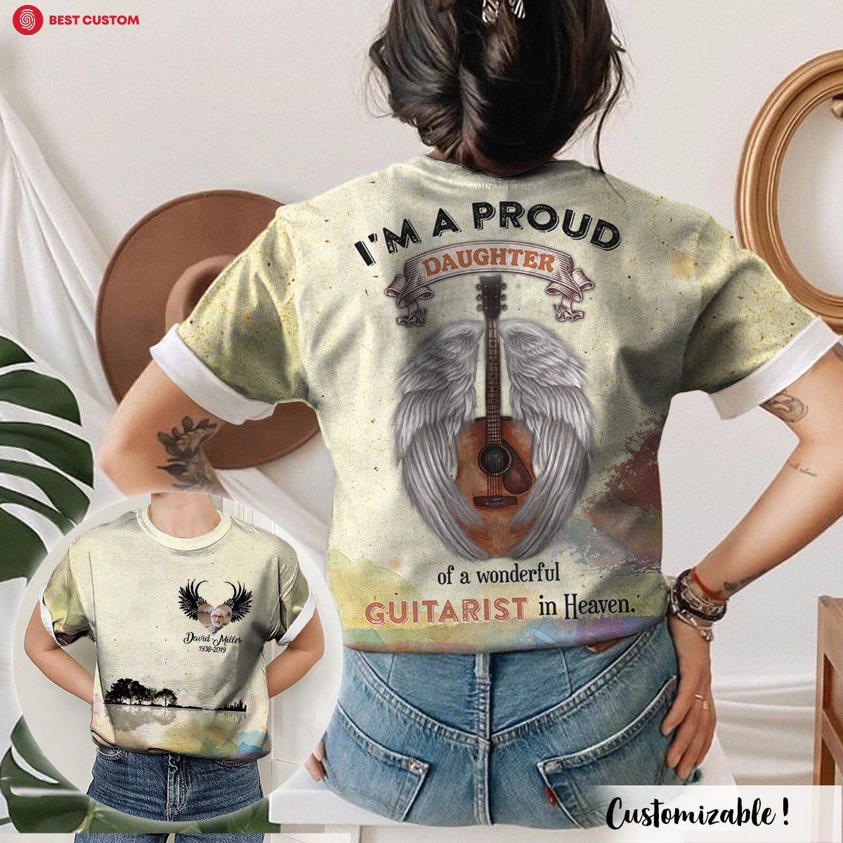 A Wonderful Guitarist In Heaven - Personalized Photo 3D All Over Print Shirt - Memorial BannerTshirtFB_4a4cc14e-7313-44e5-b7e7-49dab976b6fb.jpg